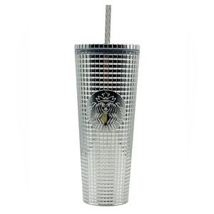 Silver “Disco Ball” Starbucks Tumbler